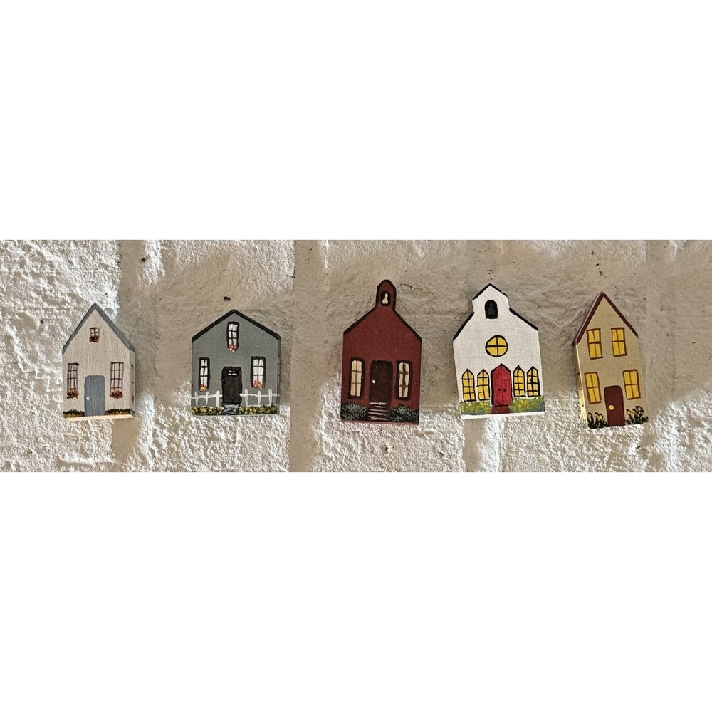 Vintage Washboard Wall Art Folk Cross Stitch 1989‎ House Magnets Cottage 24x12 - Picture 4 of 8